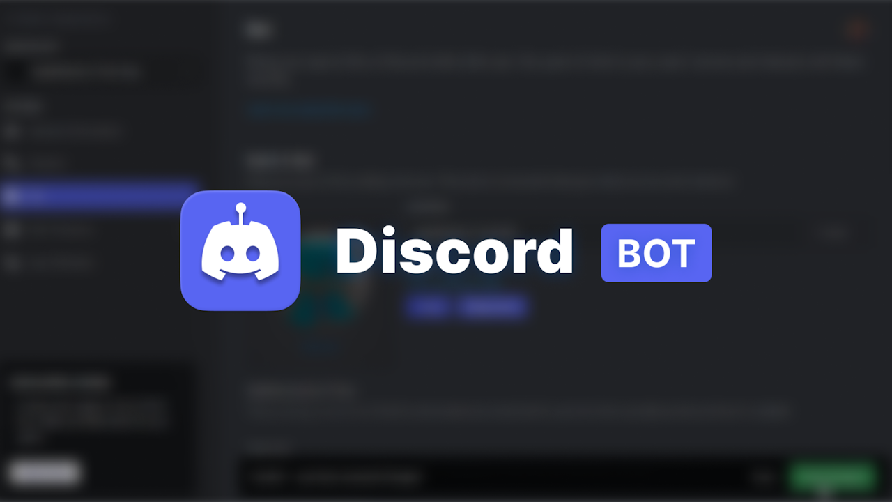 Discord bot cover graphic
