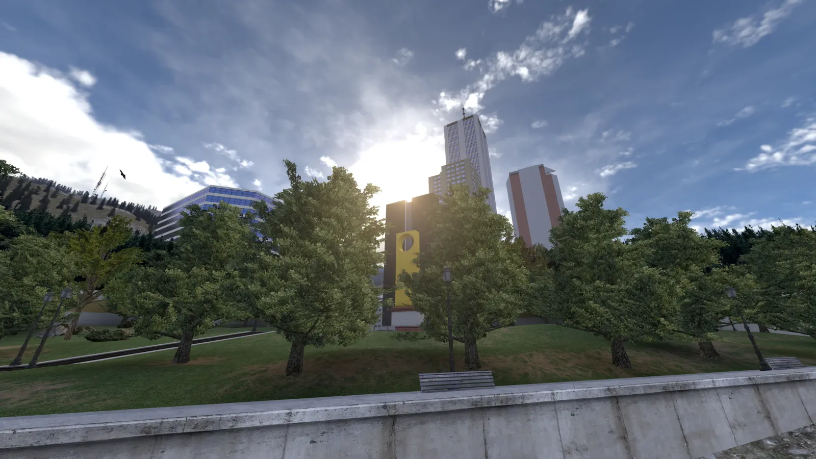Monolith city map, rendered in S&Box